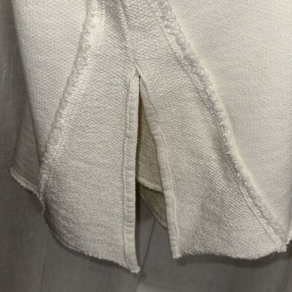 free people XS S M Coconut Milk Wonderful Oversized Cotton Sweater Pullover - Picture 12 of 16